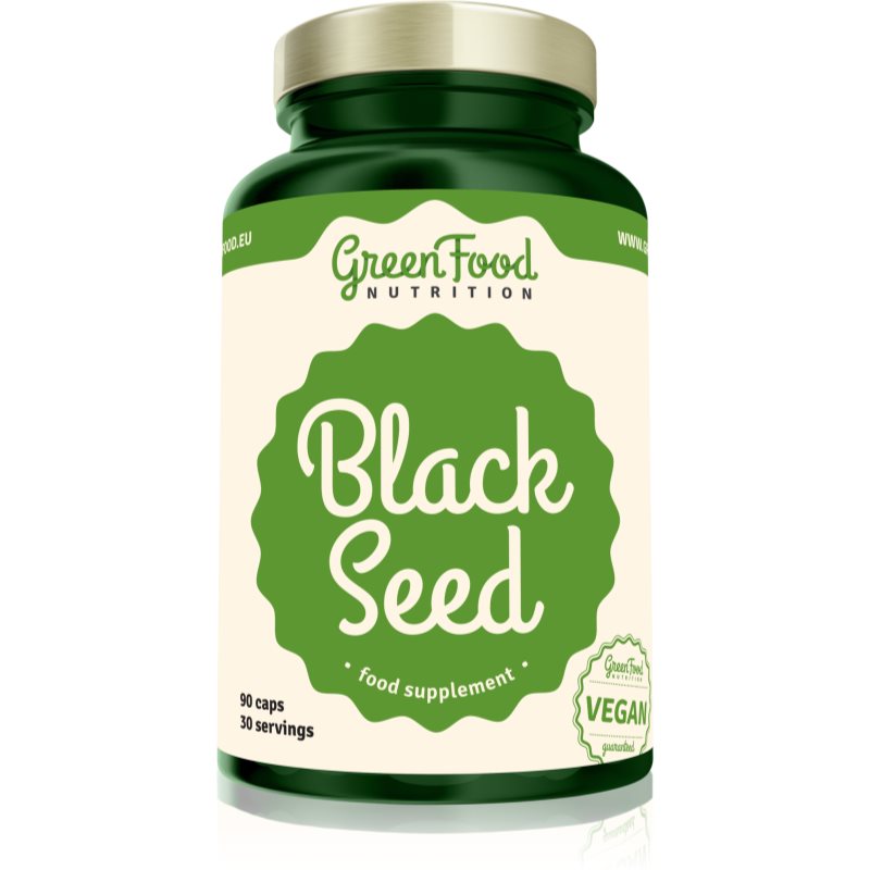 GreenFood Nutrition Black Seed podpora trávenia 90 cps