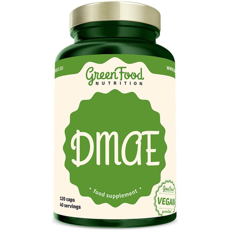 GreenFood Nutrition DMAE podpora koncentrace a duševního výkonu 120 cps