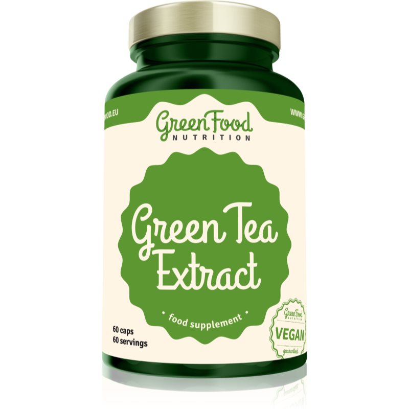 E-shop GreenFood Nutrition Green Tea Extract kapsle pro detoxikaci organismu a podporu imunity 60 cps