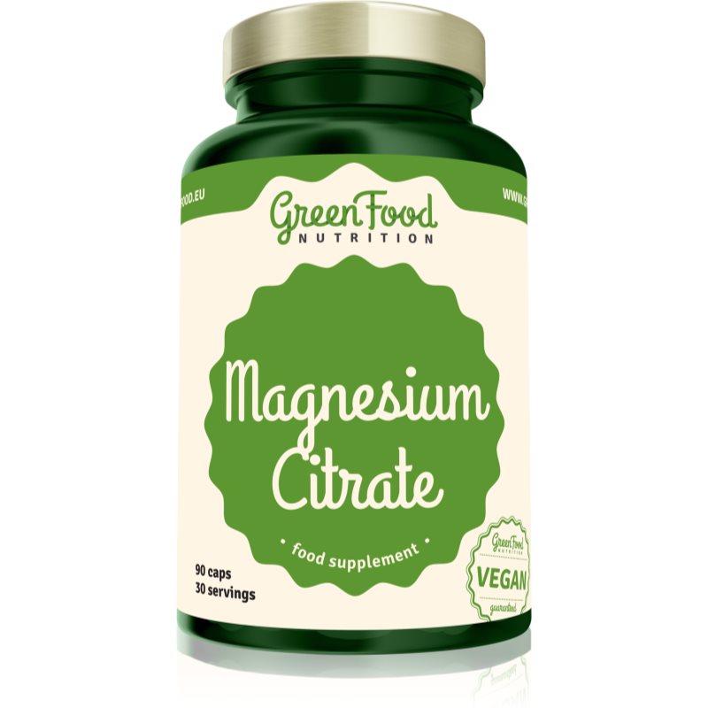 E-shop GreenFood Nutrition Magnesium Citrate podpora spánku a regenerace 90 cps