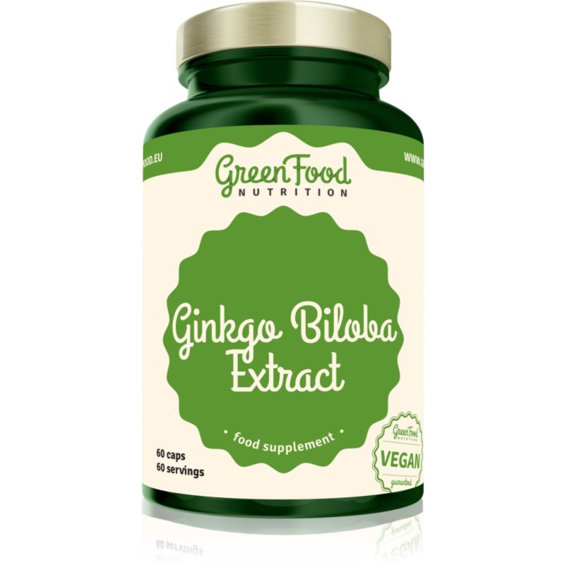 GreenFood Nutrition Ginkgo Biloba Extract 60 kapslí koupíte na Notino.cz