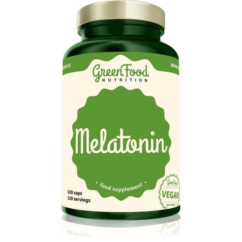 GreenFood Nutrition Melatonin kapsuly na podporu spánku a regenerácie 120 cps kúpite na Notino.sk