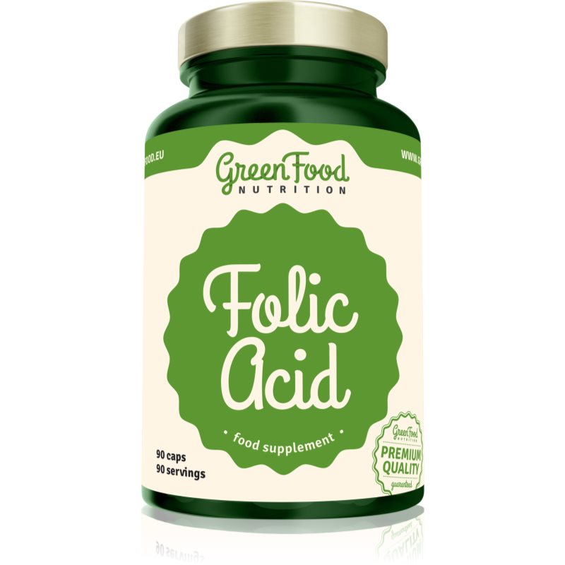 GreenFood Nutrition Folic Acid 90 kapslí koupíte na Notino.cz