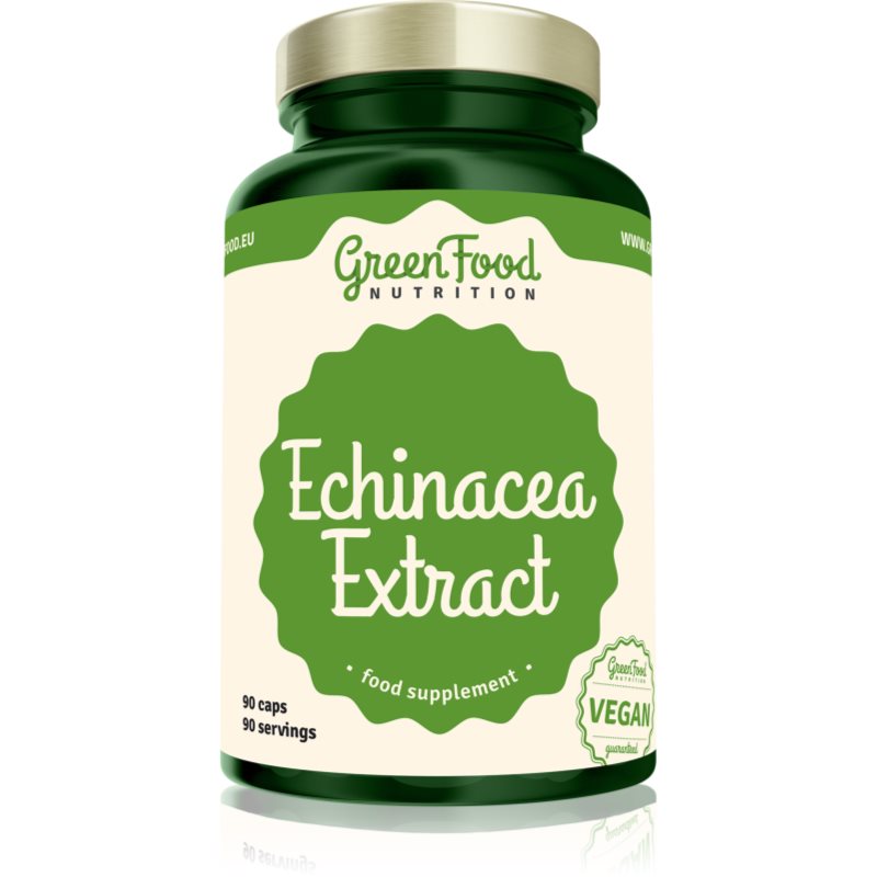 GreenFood Nutrition Echinacea Extract kapsuly z bylín 90 cps