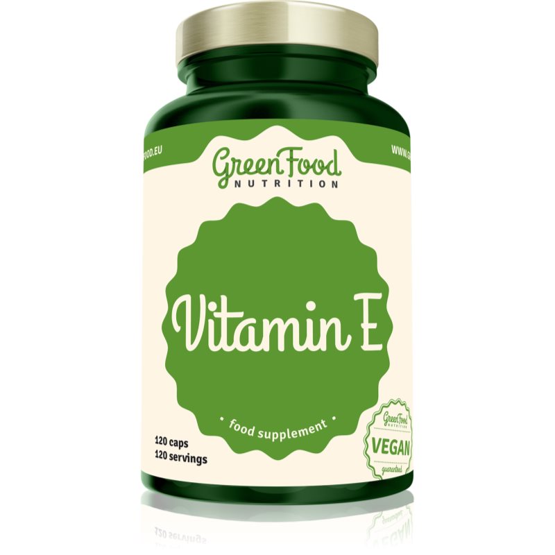 GreenFood Nutrition Vitamin E 120 kapslí koupíte na Notino.cz