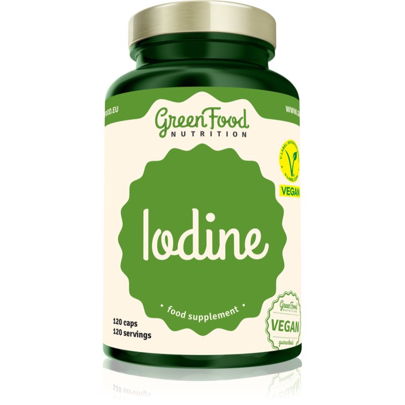 GreenFood Nutrition Iodine 120 kapslí koupíte na Notino.cz
