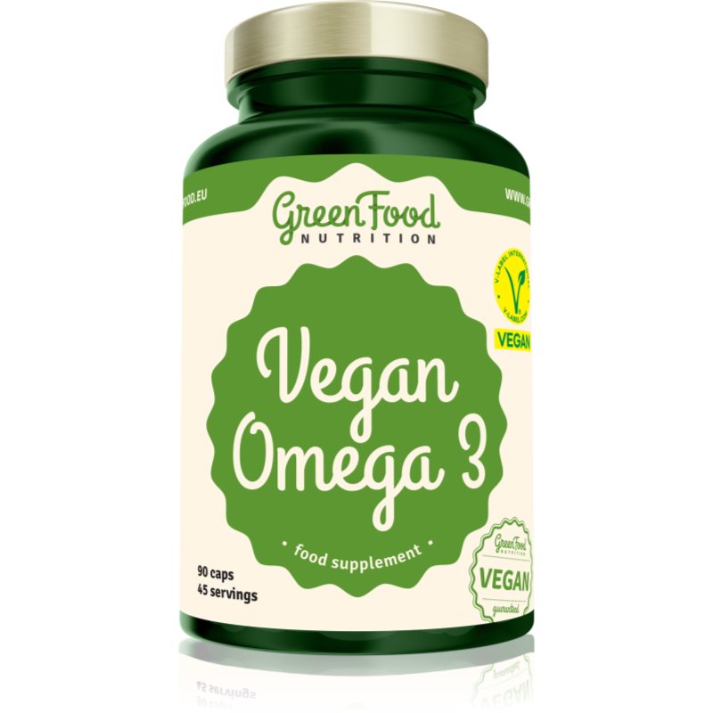 GreenFood Nutrition Vegan Omega 3 90 kapslí koupíte na Notino.cz