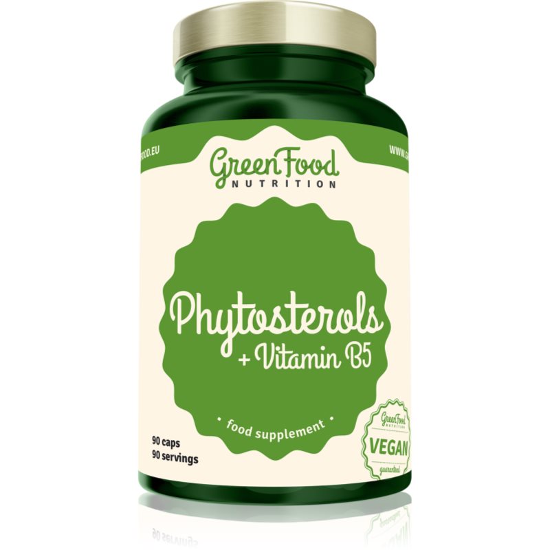 GreenFood Nutrition Phytosterols + Vitamin B5 90 kapslí koupíte na Notino.cz