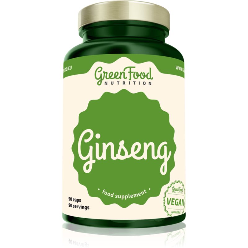 GreenFood Nutrition Ginseng kapsle s ženšenem 90 cps