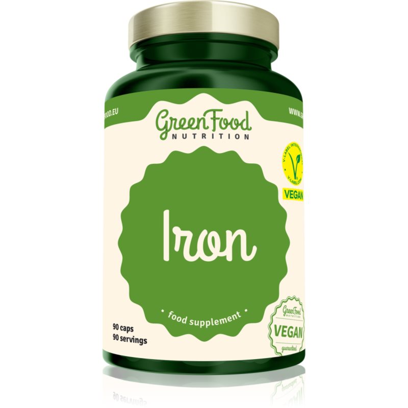 GreenFood Nutrition Iron 90 kapslí koupíte na Notino.cz