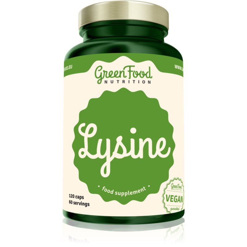 GreenFood Nutrition Lysine 120 kapslí