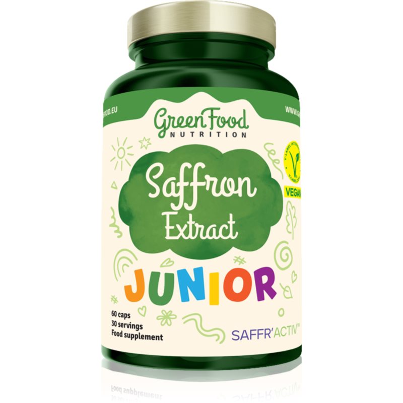 GreenFood Nutrition Junior Saffron Extract vitamíny pro děti 55 g