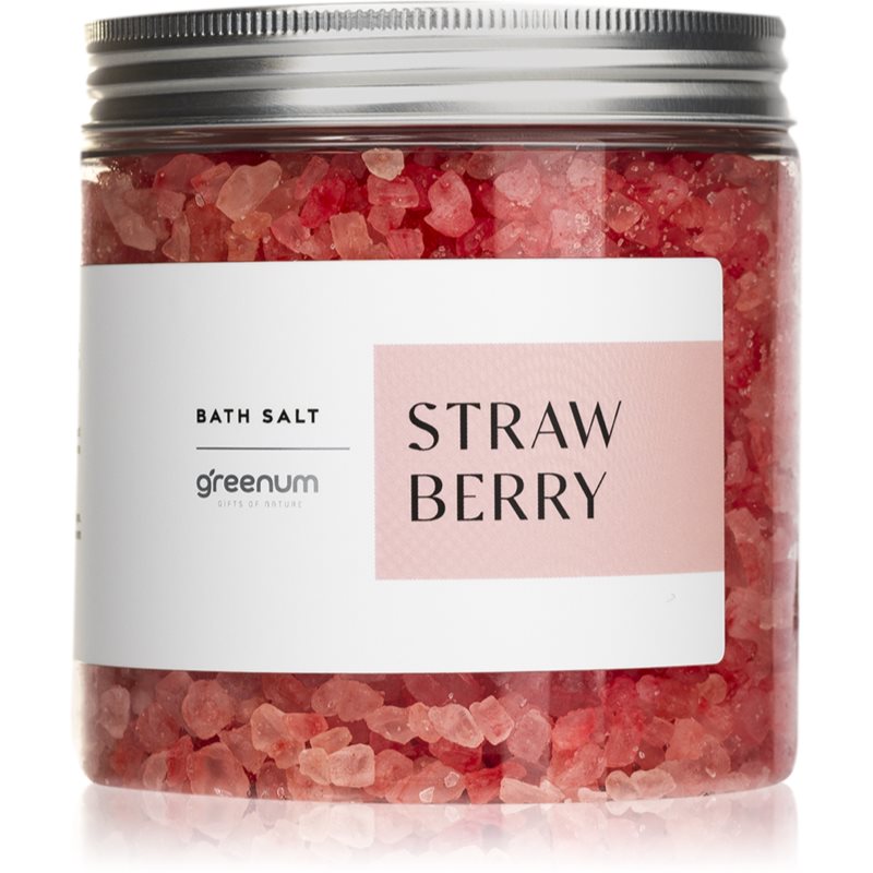 Greenum Strawberry сіль для ванни 600 гр