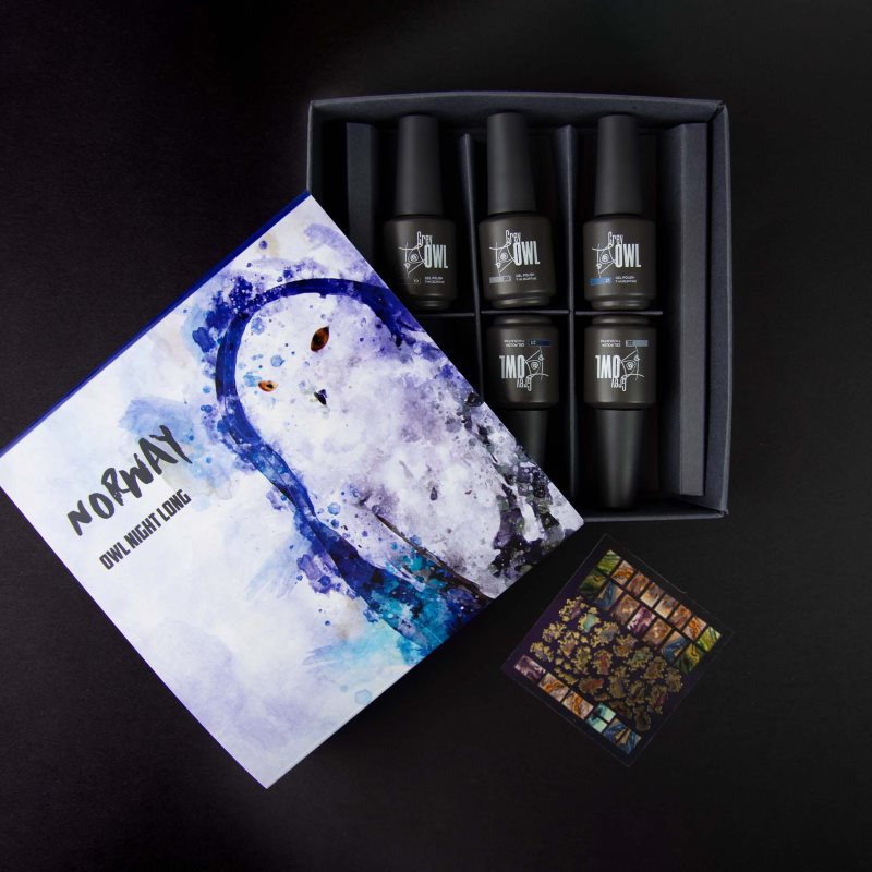 Grey Owl GO Norway Set набір лаків для нігтів (з використанням UV/LED-лампи)