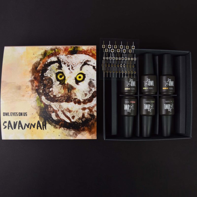 Grey Owl GO Savannah Nail Polish Set (using A UV/LED Lamp)