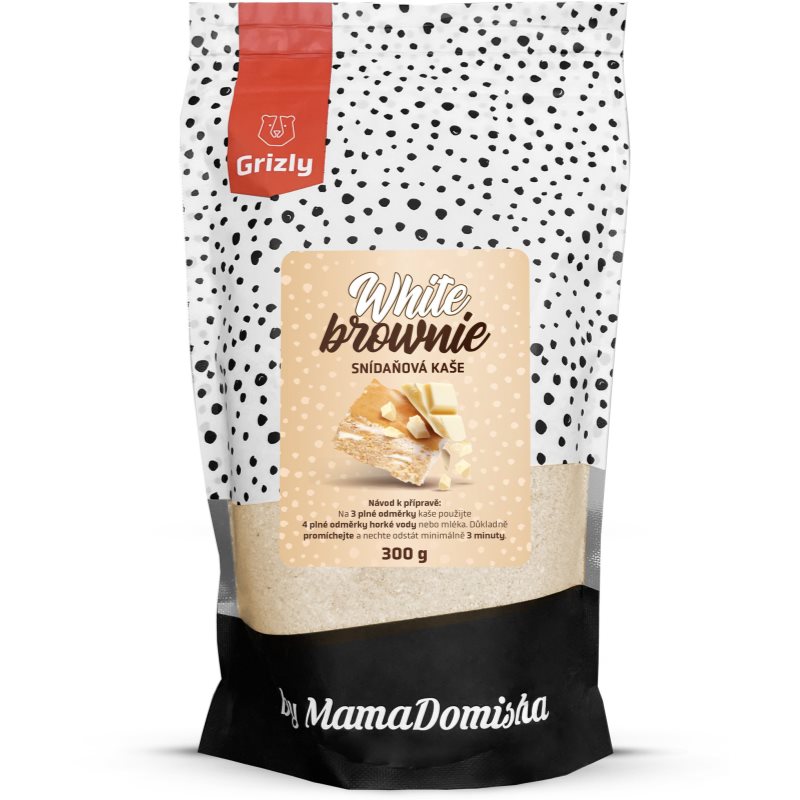 Grizly White brownie by MamaDomisha instantní kaše bez lepku příchuť White Brownie 300 g
