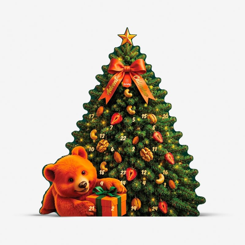Grizly Adventní kalendář 2026 adventní kalendář 920 g