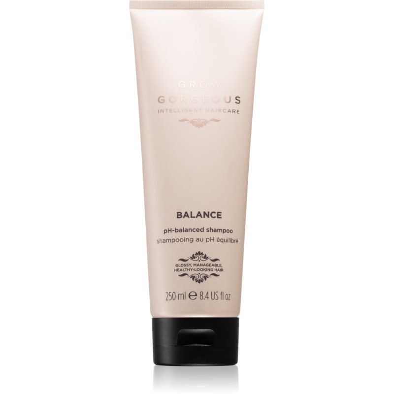 Grow Gorgeous Balance maitinamasis šampūnas plaukų blizgesiui ir švelnumui užtikrinti 250 ml
