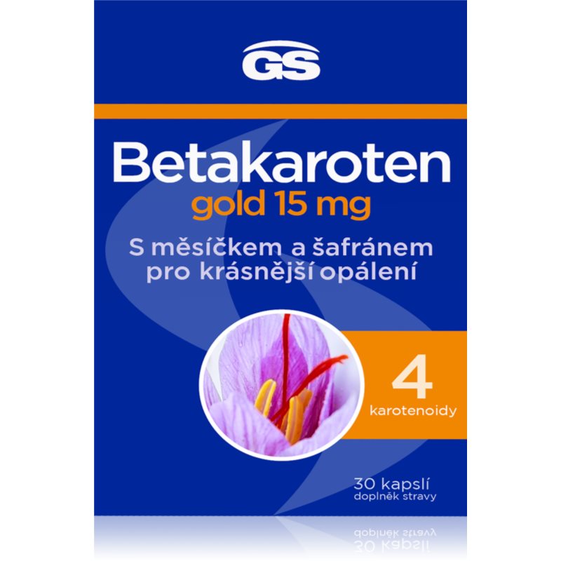 GS Betakaroten gold 15 mg kapsuly pre podporu opálenia 30 cps kúpite na Notino.sk