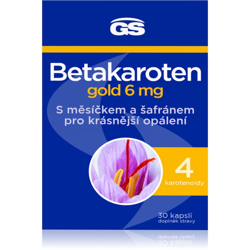 GS Betakaroten gold 6 mg kapsuly pre podporu opálenia 30 cps kúpite na Notino.sk