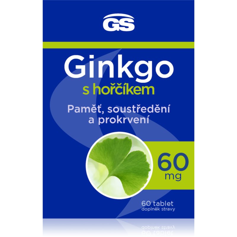 GS Ginkgo 60mg s hořčíkem tbl.60