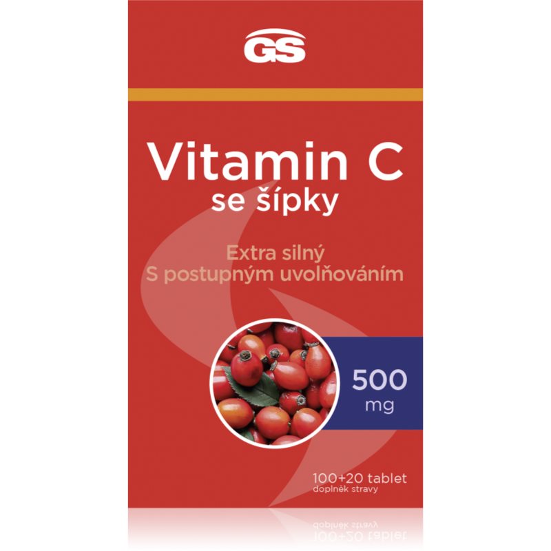 GS Vitamin C 500mg se šípky tbl.100+20 koupíte na Notino.cz
