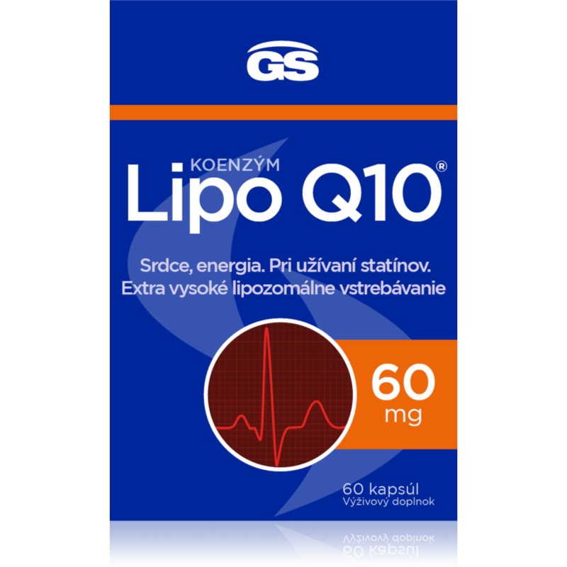 GS Koenzým Lipo Q10 60 mg kapsuly s koenzýmom Q10 60 cps kúpite na Notino.sk