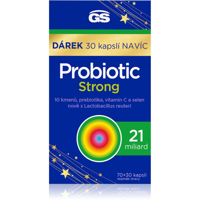 GS Probiotic Strong kapsuly s probiotikami 100 cps
