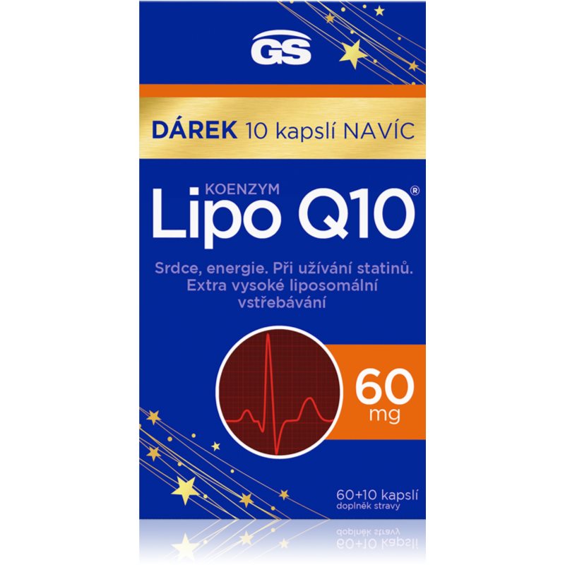 GS Koenzým Q10 60 mg kapsuly pre zdravé srdce a cievy 70 cps kúpite na Notino.sk