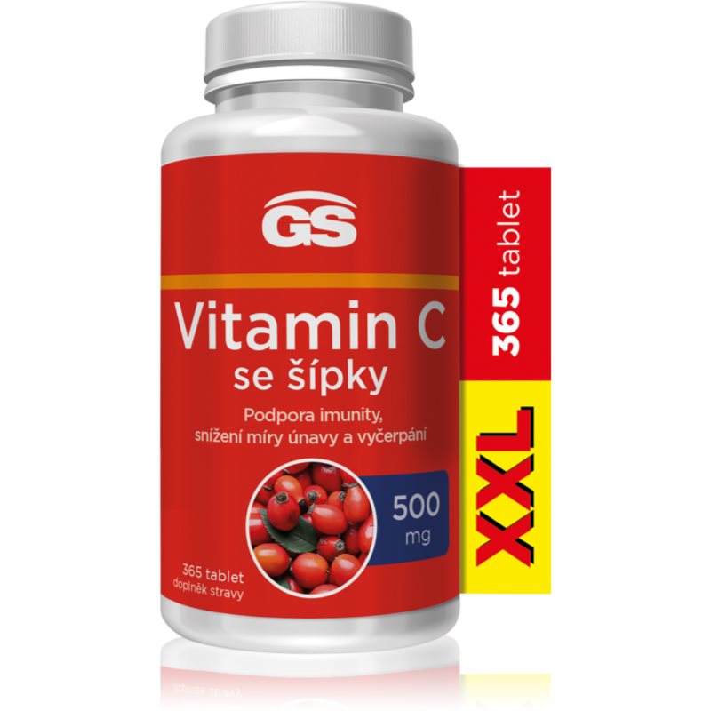 GS Vitamin C 500 se šípky XXL 365 tablet