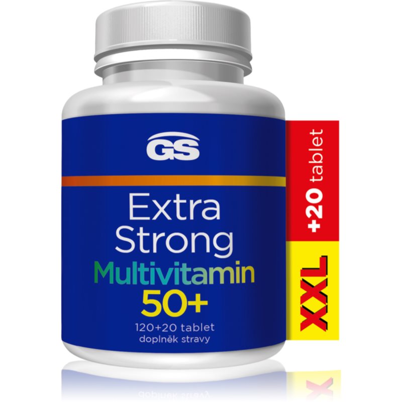 GS Extra Strong Multivitamin 50+ tablety s multivitamínovým komplexom 140 tbl