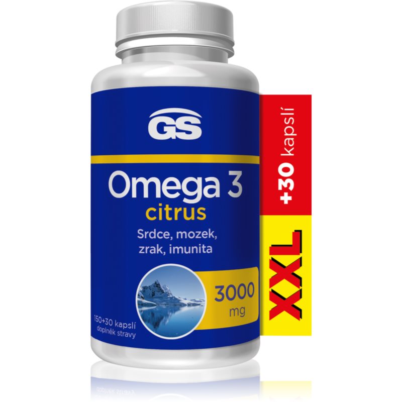 GS Omega 3 Citrus XXL 150+30 kapslí koupíte na Notino.cz