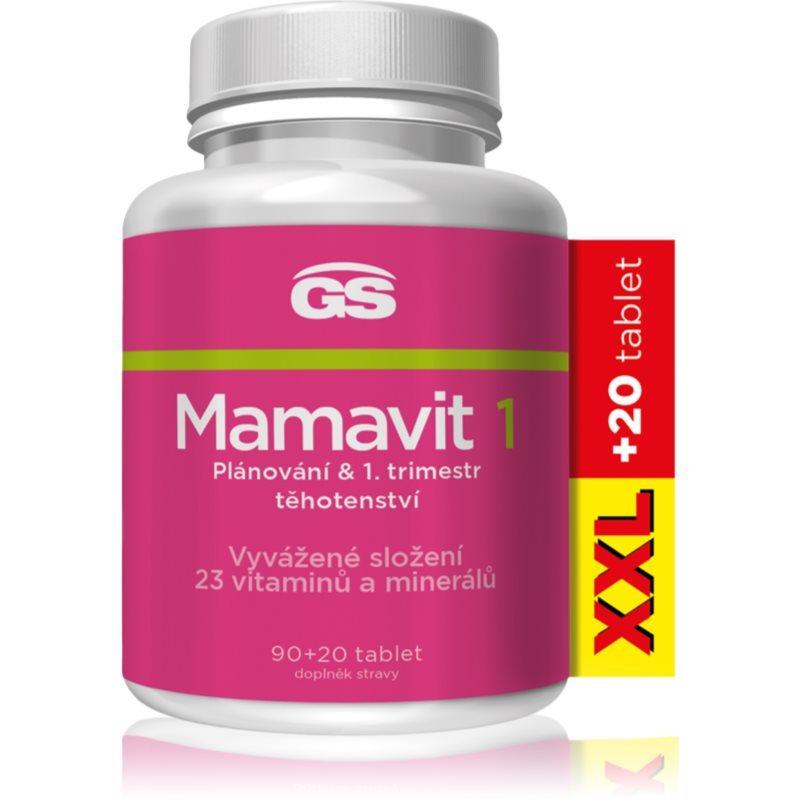 GS Mamavit 1 Plánování a 1. trimestr XXL 90+20 tablet