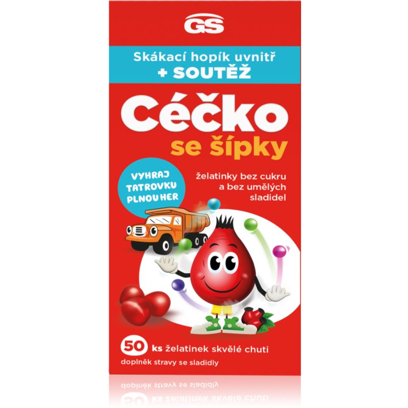 GS Céčko se šípky želatinky bez cukru 50ks dárek koupíte na Notino.cz