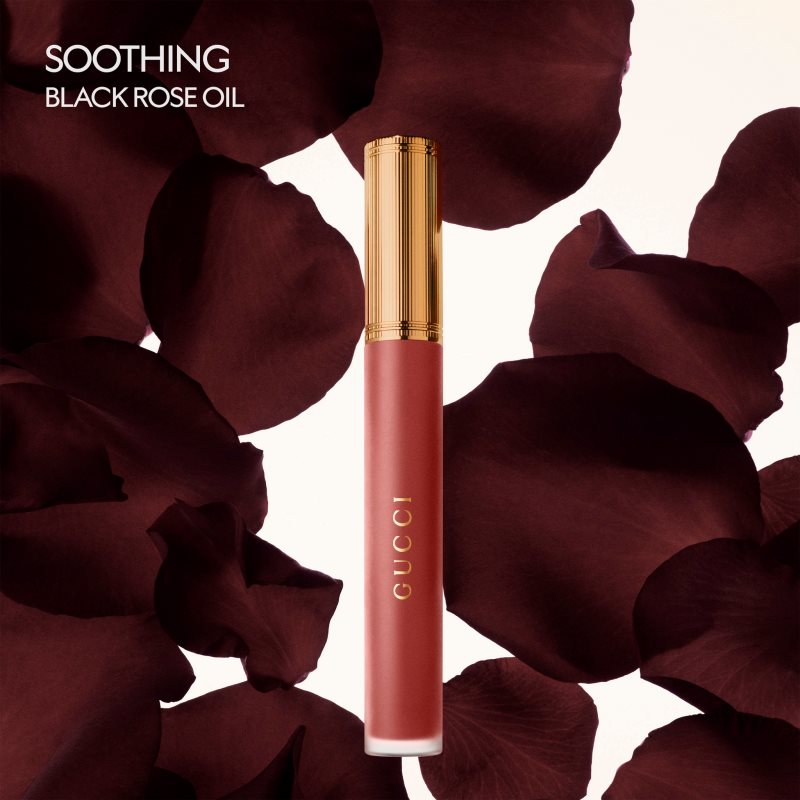 Gucci Gucci Beauty Rouge à Lèvres Matte Lipstick matná tekutá rtěnka odstín 124 Emily Brown 6.5 ml (obrázek 5)