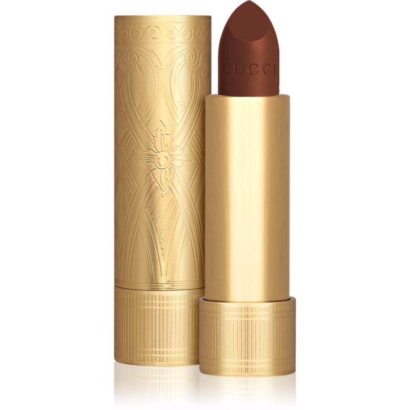 Gucci Gucci Beauty Rouge à Lèvres Satin Lipstick satiininen huulipuna sävy 123 Auroral Amber 3.5 g