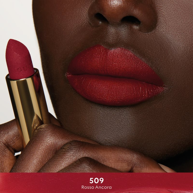 Gucci Gucci Beauty Rouge à Lèvres Matte Lipstick matná rtěnka odstín 509 Rosso Ancora 3.5 g (obrázek 4)