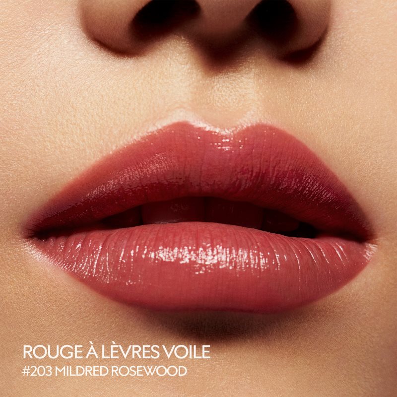 Gucci Gucci Beauty Rouge à Lèvres Voile lesklá rtěnka odstín 134 Clara Chestnut 3.5 g (obrázek 4)