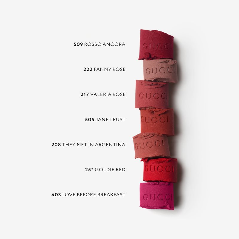 Gucci Gucci Beauty Rouge à Lèvres Matte Lipstick matná rtěnka odstín 133 Ida Mocha 3.5 g (obrázek 6)