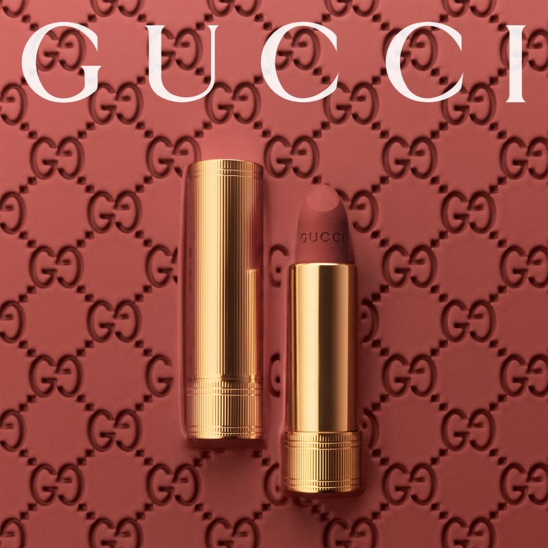 Gucci Gucci Beauty Rouge à Lèvres Matte Lipstick matná rtěnka odstín 530 Emilie Burgundy 3.5 g (obrázek 8)