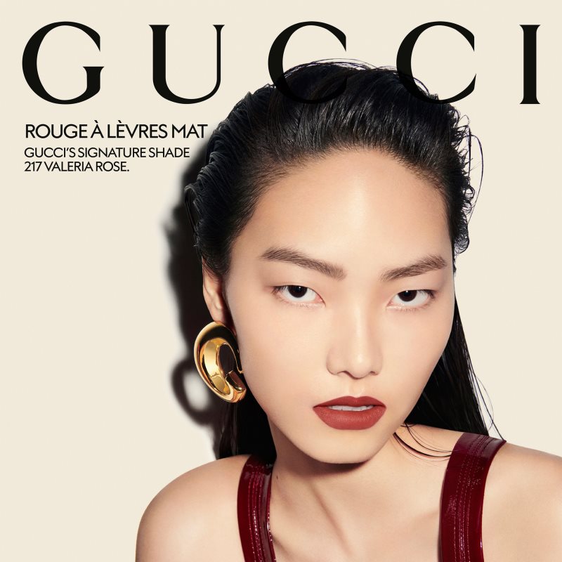 Gucci Gucci Beauty Rouge à Lèvres Matte Lipstick matná rtěnka odstín 132 Lilla Tawnie 3.5 g (obrázek 9)