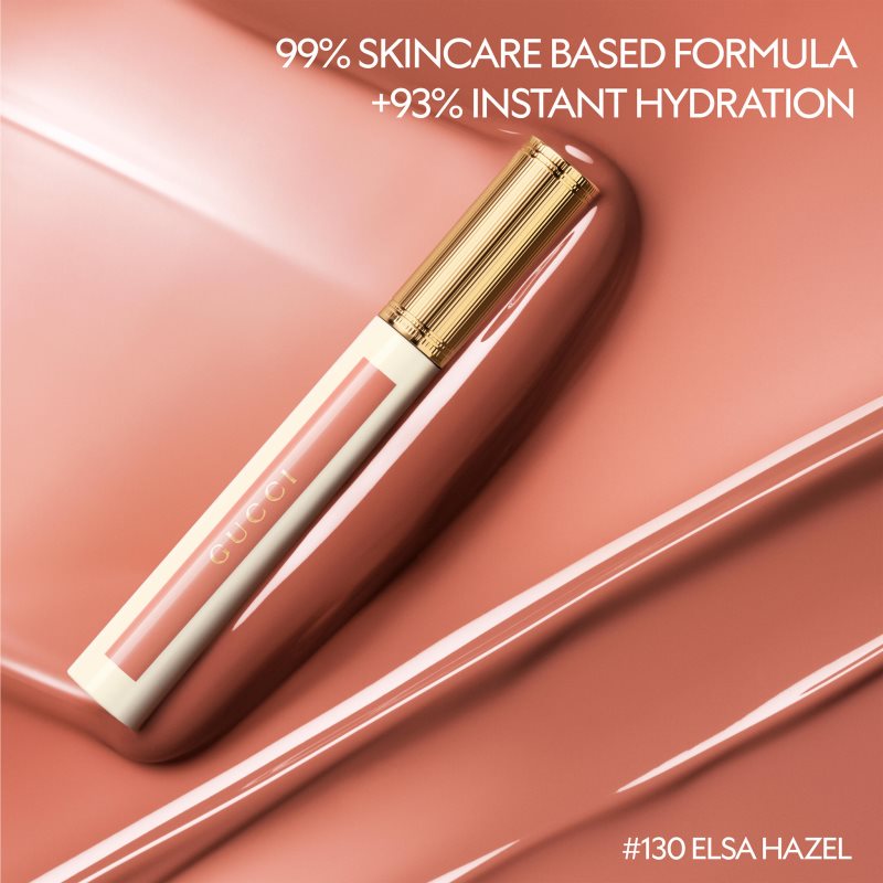 Gucci Glow Oil-In-Water Tint Liquid Lipstick lesklá hydratační tekutá rtěnka odstín 509 Rosso Ancora 6.5 ml (obrázek 6)