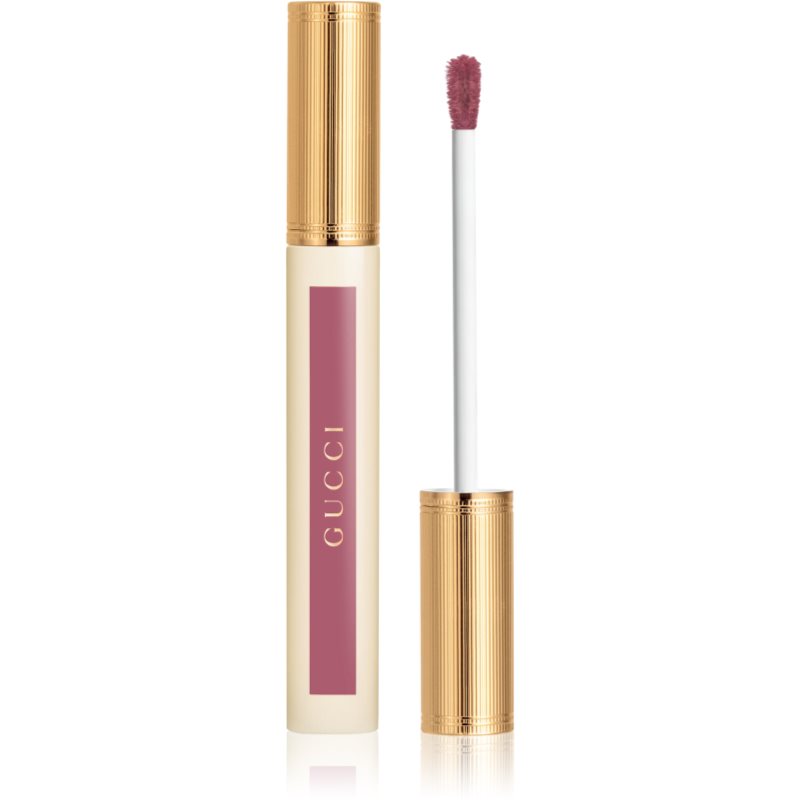 Gucci Glow Oil-In-Water Tint Liquid Lipstick lesklý hydratačný tekutý rúž odtieň 225 Marianne Mauve 6.5 ml