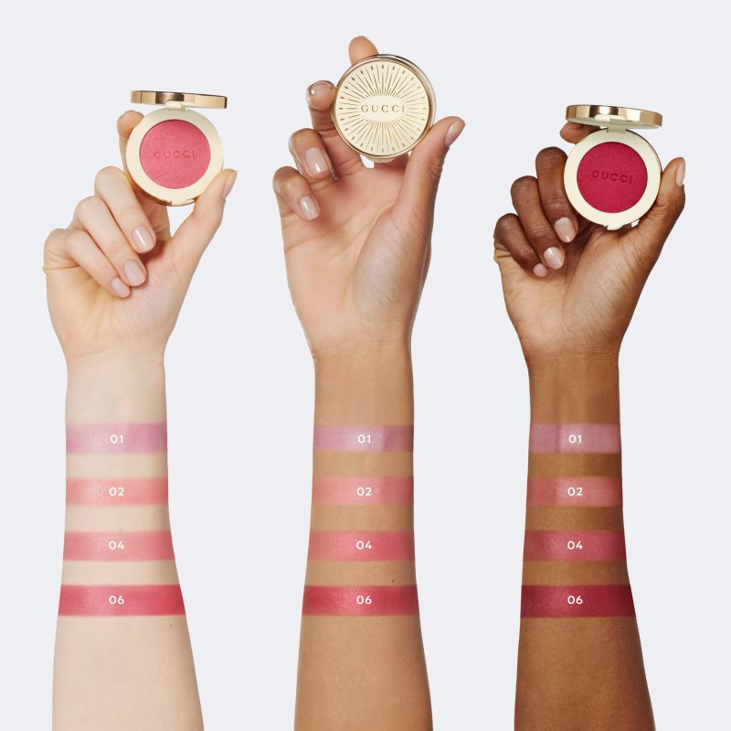 Gucci Gucci Beauty Glow Blush kompaktní tvářenka odstín 02 Fresh Coral 5.5 g (obrázek 6)