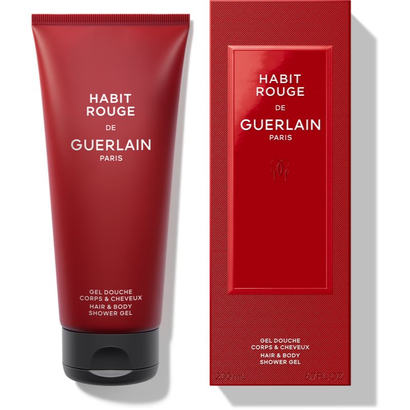 GUERLAIN Habit Rouge Shower Gel For Men 200 Ml