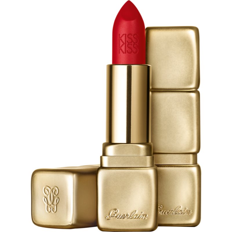 

GUERLAIN KissKiss Hydrating Matte Lip Colour матуюча помада відтінок M331 Chilli Red
