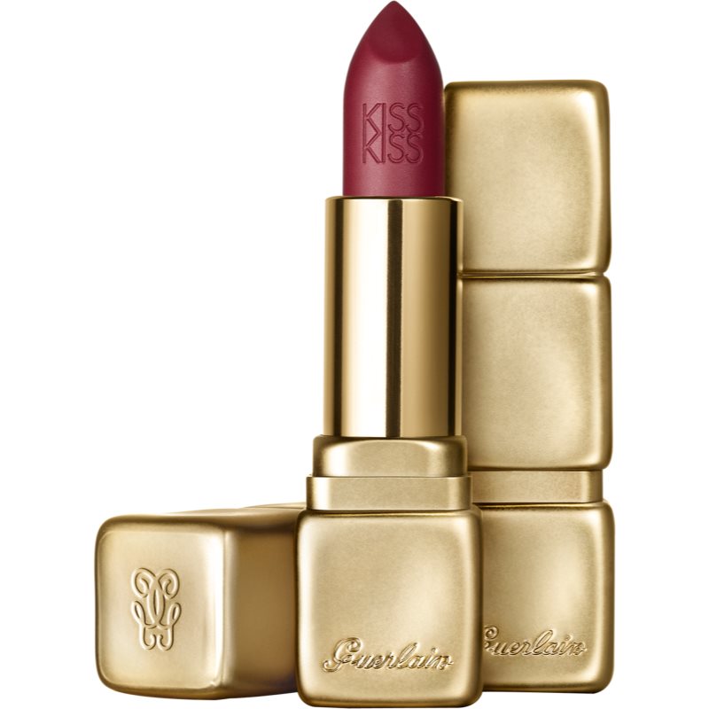 

GUERLAIN KissKiss Hydrating Matte Lip Colour матуюча помада відтінок M377 Wild Plum