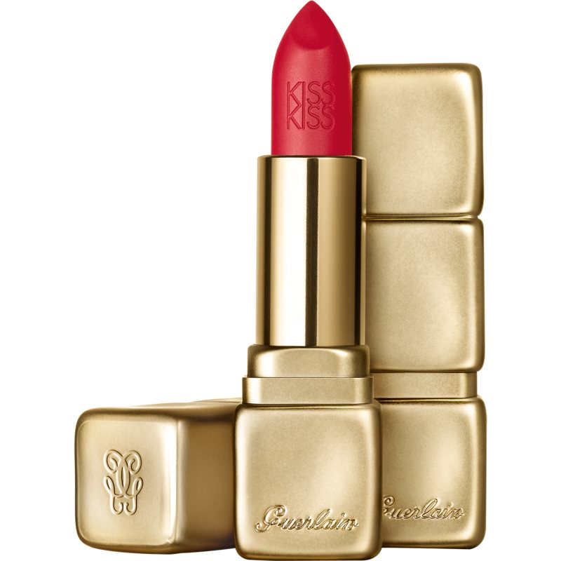 

GUERLAIN KissKiss Hydrating Matte Lip Colour матуюча помада відтінок M332 Fire Red