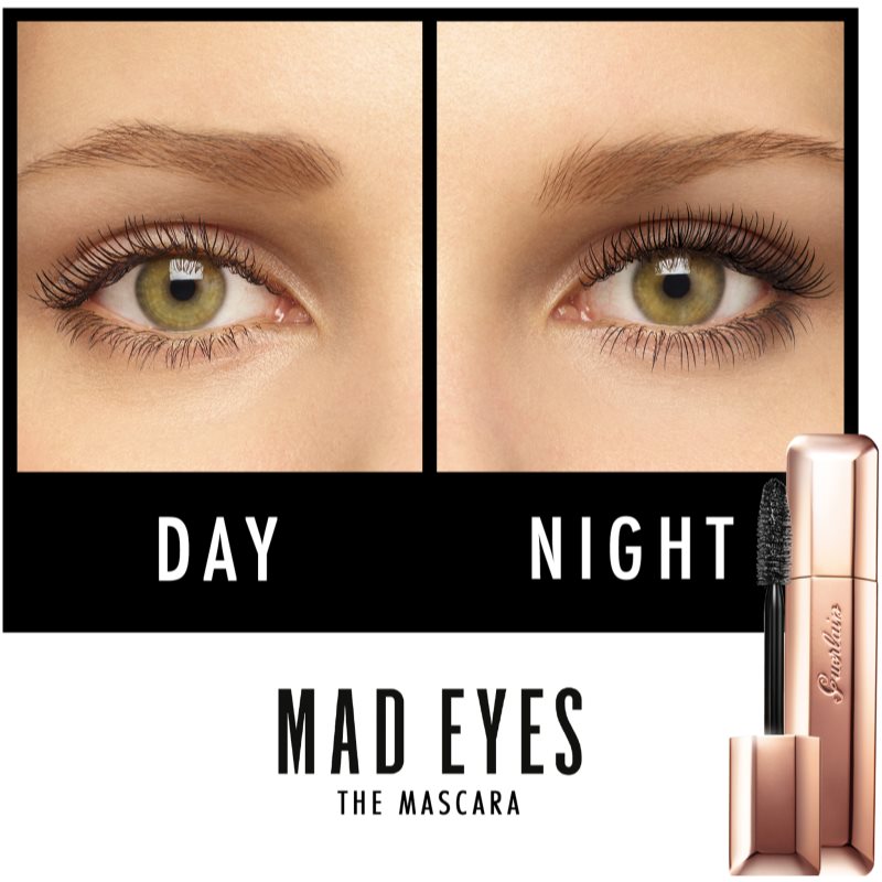 GUERLAIN Mad Eyes Buildable Volume Mascara водостійка об'ємна туш для вій відтінок 01 Mad Black 8,5 мл