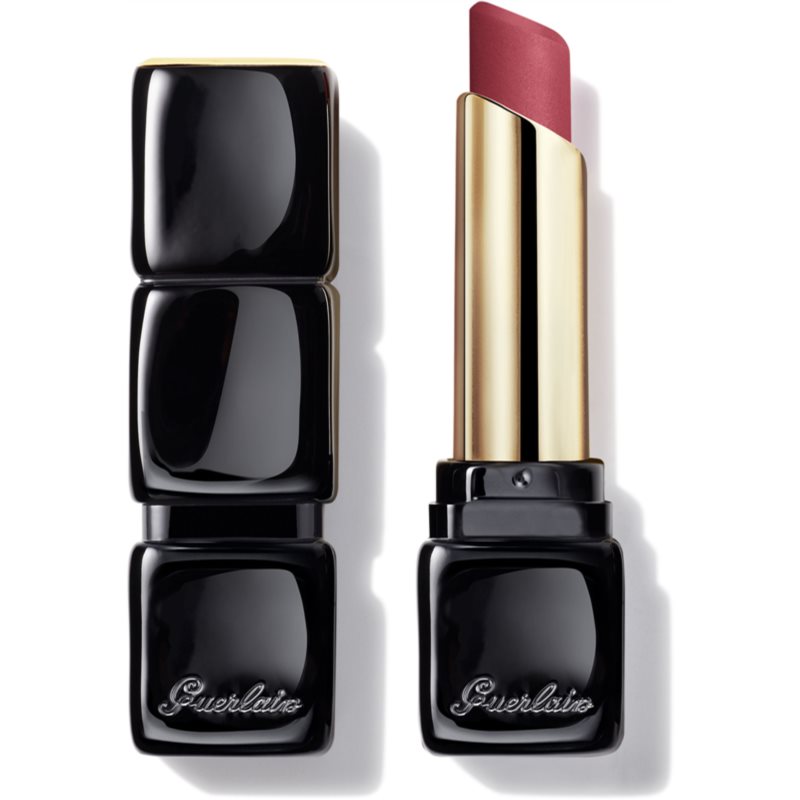 GUERLAIN KissKiss Tender Matte ultra matt long-lasting lipstick shade 219 Tender Rose 3.5 g
